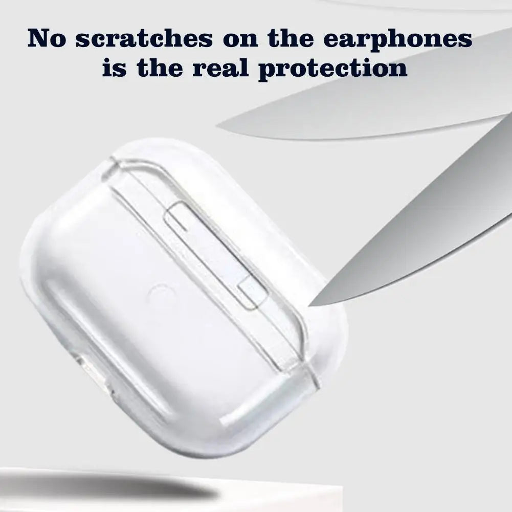 For Apple Airpods4 Protective Case 4th Generation Transparent Protective Case Headphone Anti Drop Protection Accessories