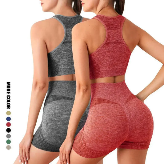 Legging Yoga Set Gym Shorts Women Sport Bras Brassiere Workout Tops for Women Yoga Clothes Fitness Leggings Gym Set Seamless Yoga Sets