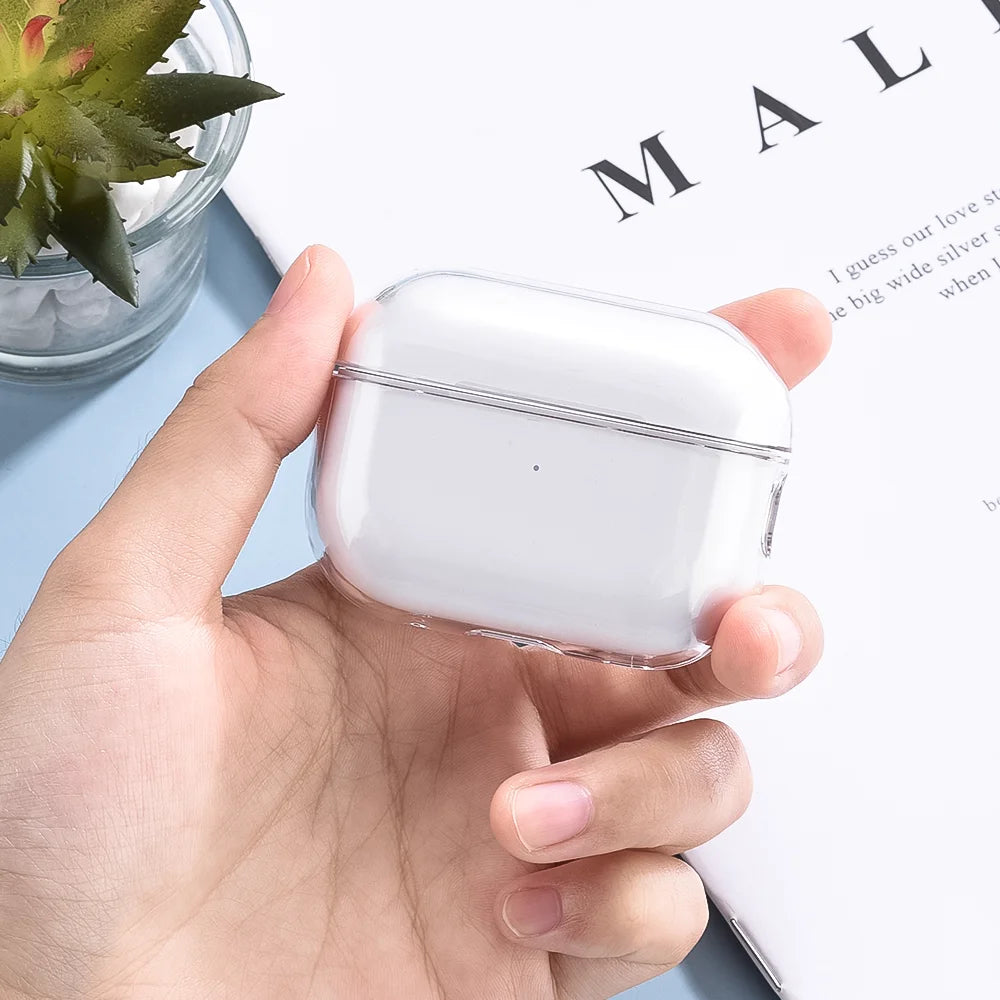 Transparent PC Earphone Case For Airpods Pro 3 Generation 2025 Cases Hard Clear Headphone Cover For Airpods 4 3 Pro 2 2nd Pro2