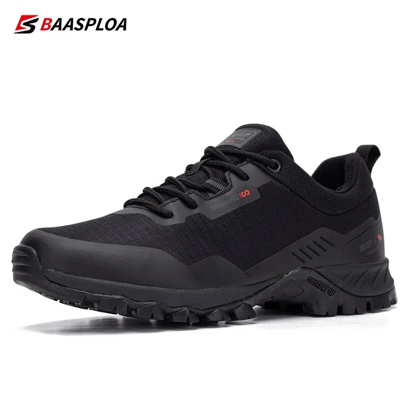 Sneakers New Men Anti-Skid Wear Resistant Hiking Shoes Fashion Waterproof Outdoor Travel Shoes Sneaker Comfortable Male Shoes