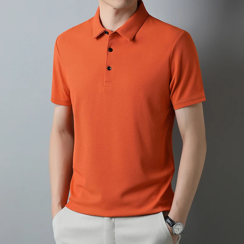 Polo Shirt Summer Breathable Comfortable Top