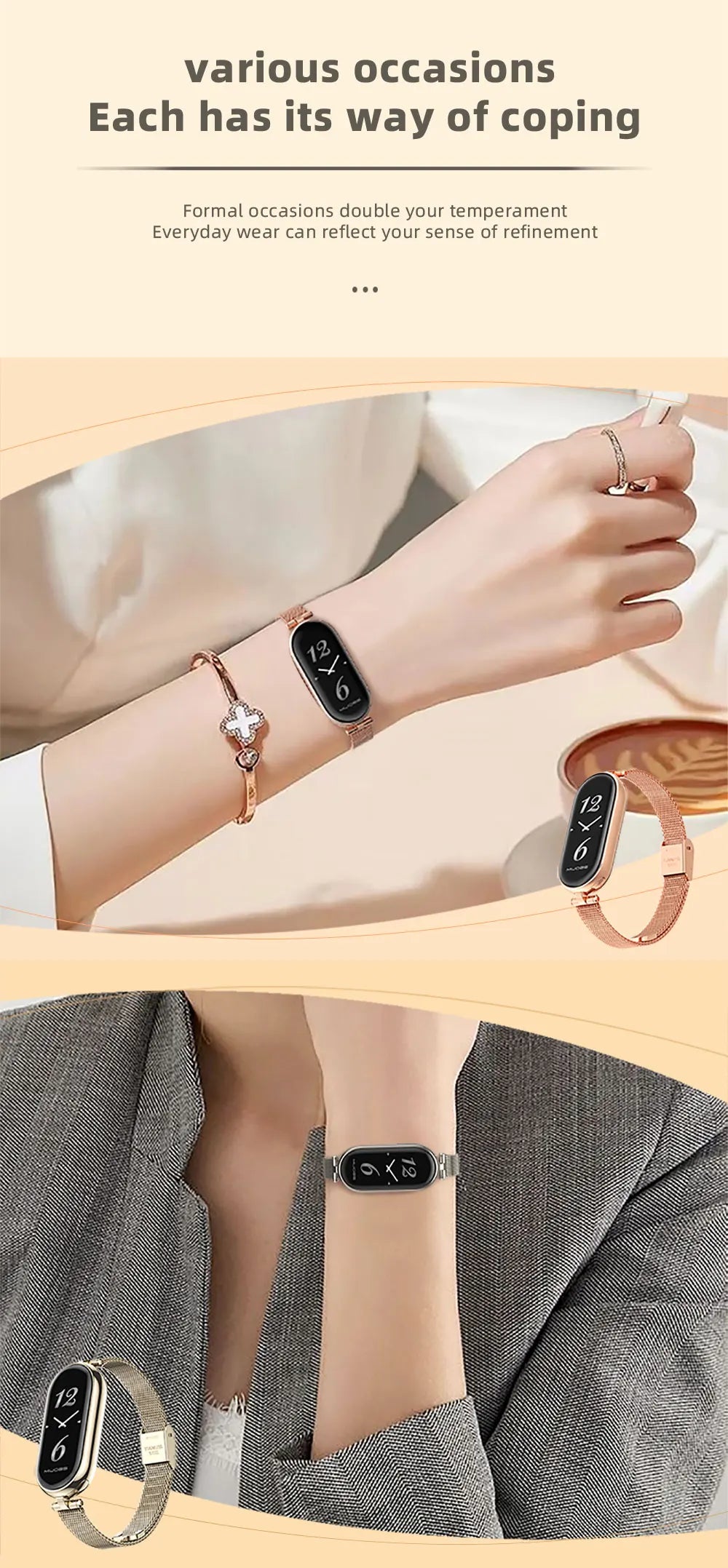 Strap for Mi Band 10 9 8 7 6 5 4 3 Watchband for Xiao mi Smart Band 9 Strap for Mi Band 8 Leather Wristband For Mi Band 7 Correa