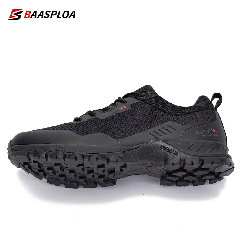 Sneakers New Men Anti-Skid Wear Resistant Hiking Shoes Fashion Waterproof Outdoor Travel Shoes Sneaker Comfortable Male Shoes