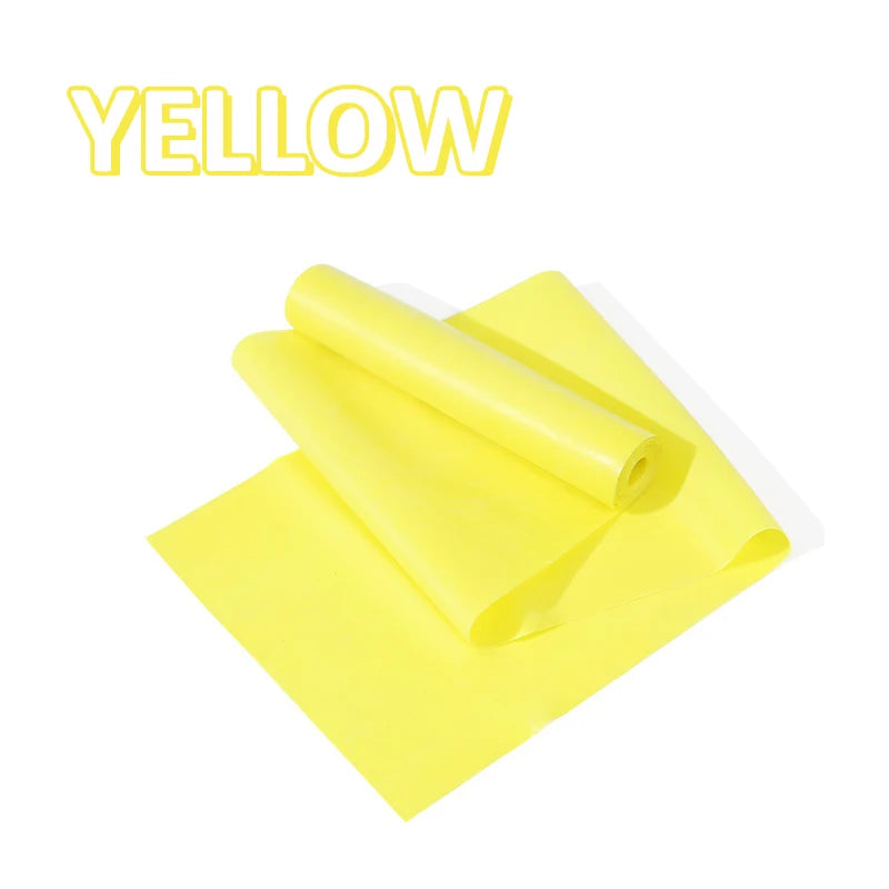 EQP Yoga Pilates Elastic Resistance Band Fitness Training Band 150cm Fitness Elastic Rubber Gym Natural Rubber