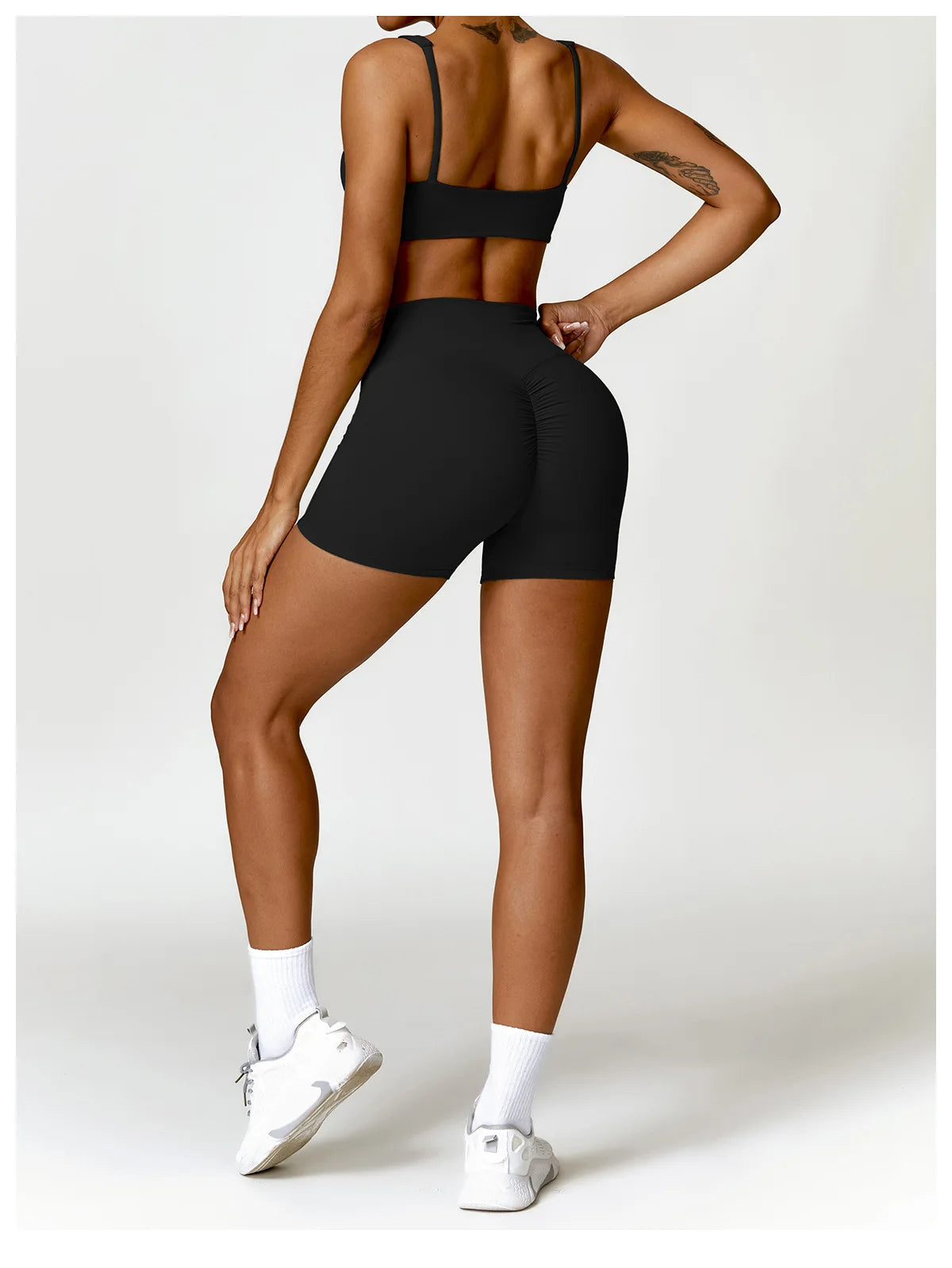 Legging Women Tracksuit Yoga Set 2PCS Sportswear Workout Clothes Athletic Wear Gym Legging Fitness Bra Crop Top Long Sleeve Sports Suits