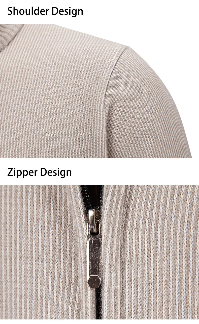 Jacket Vintage Winter Sweater Coat Casual Turndown Collar Fleece Jackets Fashion Mens Autumn Outwear