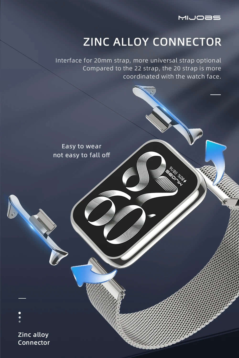For Mi Band 9 Pro Strap for Mi Band 8 Pro Wristband for Xiao mi Smart Band 8 Pro Bracelet Global Version Metal Watch Band