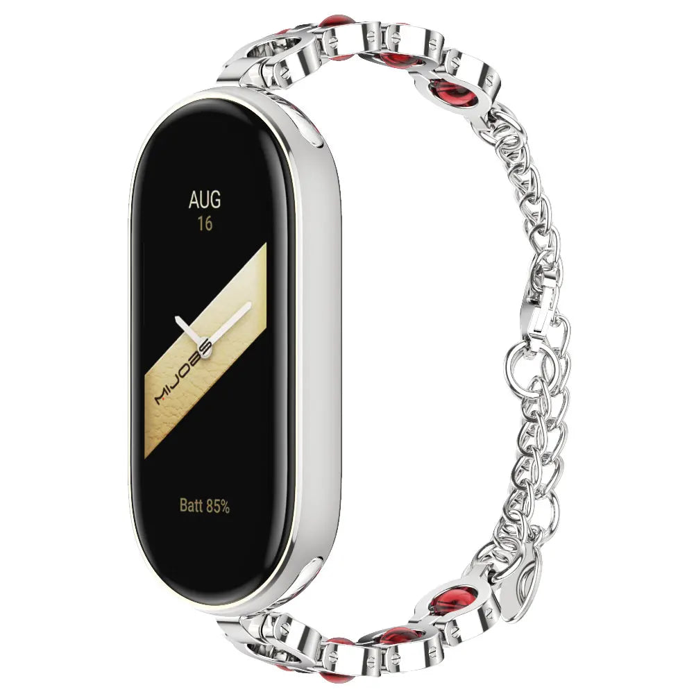 Strap Mi Band 10 9 8 7 6 5 4 3 Smart Bracelet Global Version Mi band 9 Watchband Ladies Wristband for Xiaomi Smart Band 8 Correa