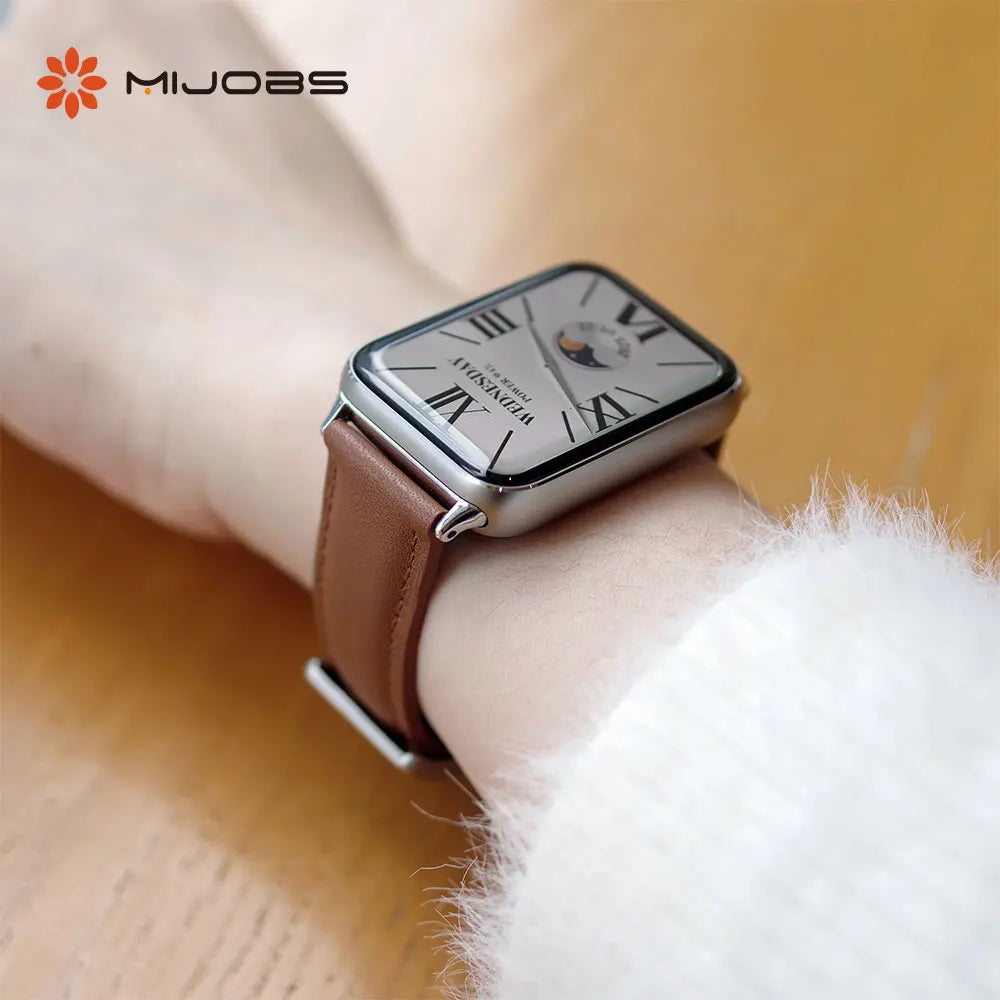 Strap For Mi Band 9 Pro Watchband for For Mi Band 8 Pro Wristband Xiaomi Smart Band 9 Pro Bracelet Leather Accessories