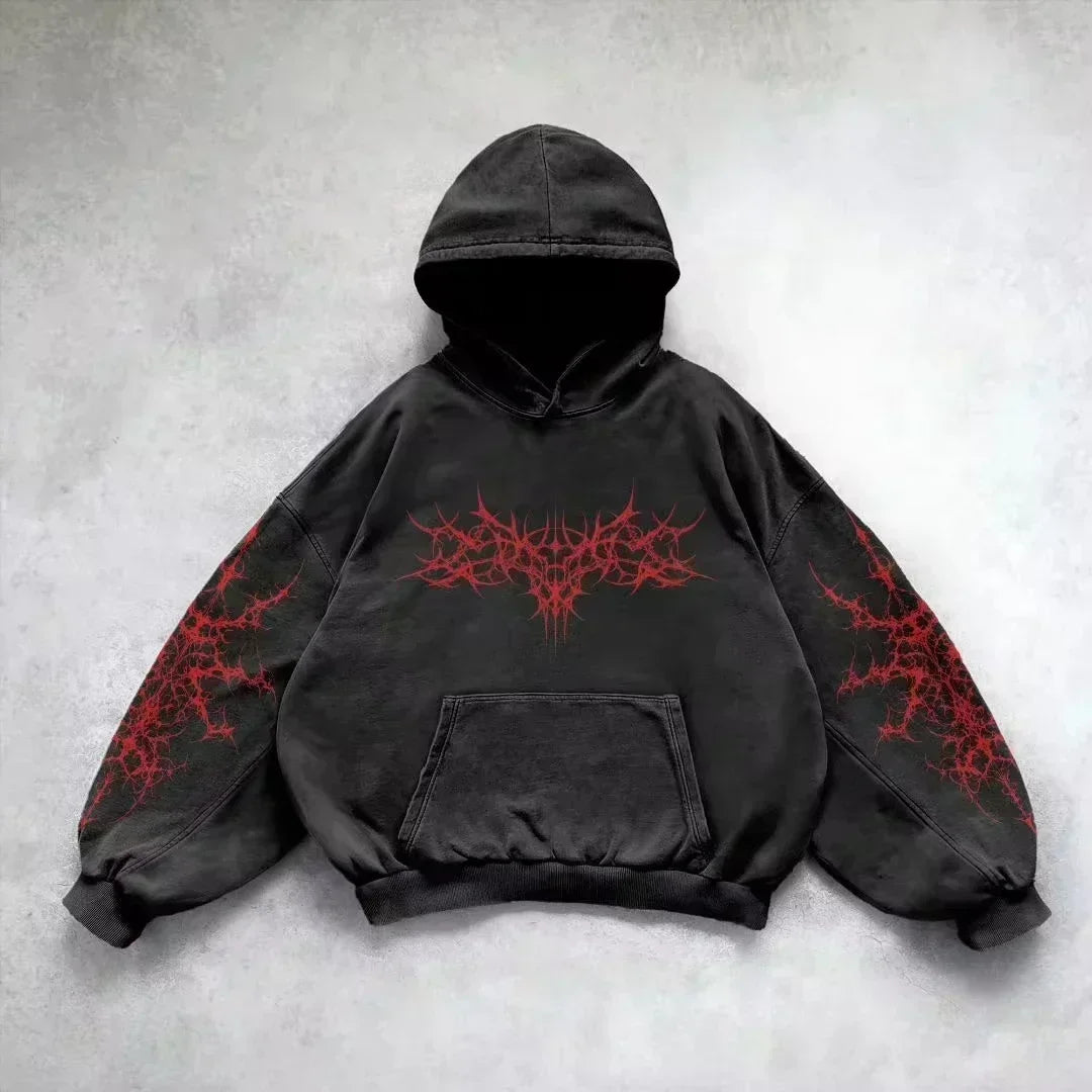 Hoodies Women American Y2K New Hip Hop Trend Zipper Hoodie Women Street Casual Loose Joker Vintage Sweatshirt Unisex Fleece Padded Warm Hoodie