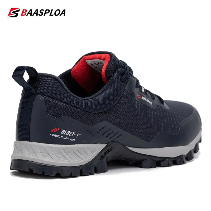 Sneakers New Men Anti-Skid Wear Resistant Hiking Shoes Fashion Waterproof Outdoor Travel Shoes Sneaker Comfortable Male Shoes
