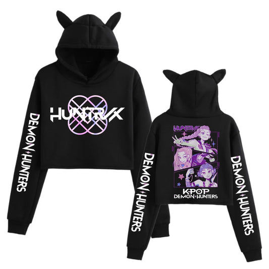 Hoodies Women  Tops Cat Ears Sweatshirt Long Sleeve Girls Fashion Hoodie
