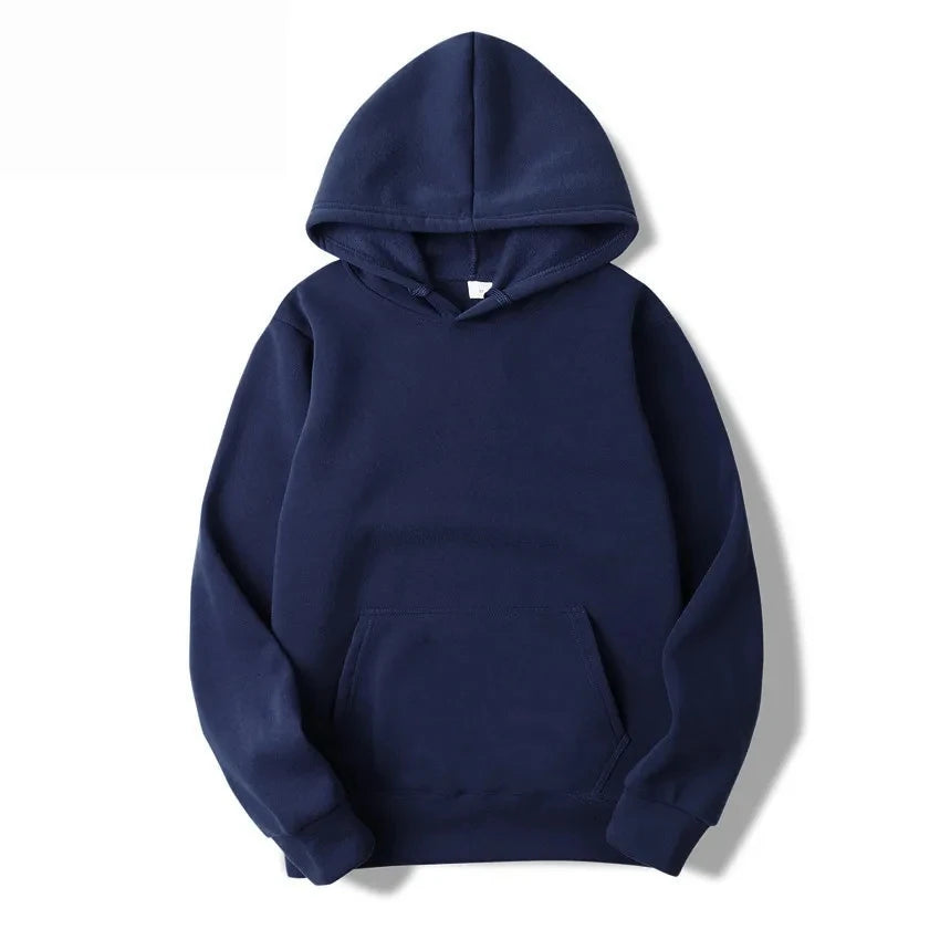 JUMPER Solid Color Men's Hoodie Warm Men's Sportswear Fashion Street Wear Casual Men's Loose Breathable Hoodie Brand Hoodie