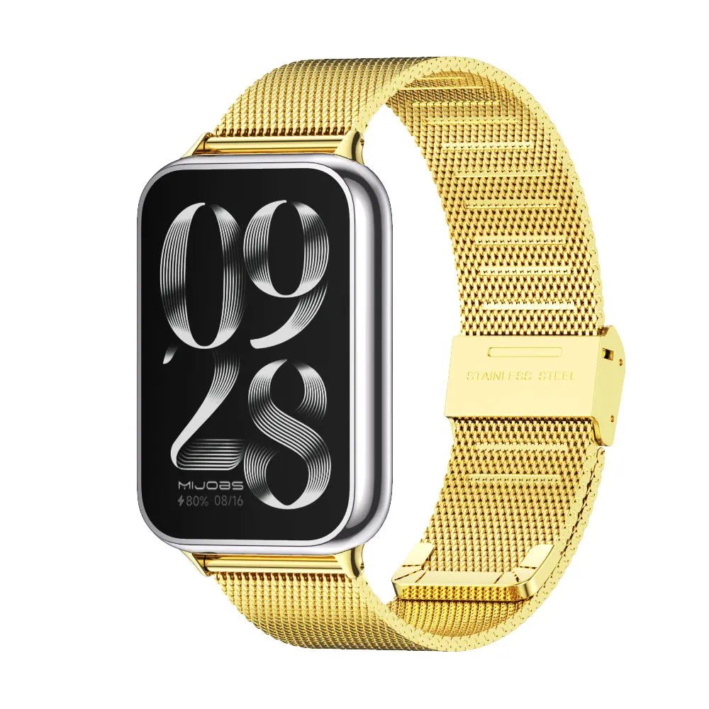 For Mi Band 9 Pro Strap for Mi Band 8 Pro Wristband for Xiao mi Smart Band 8 Pro Bracelet Global Version Metal Watch Band