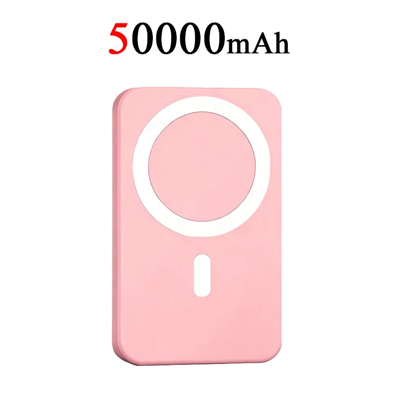 OnePlus 500000mAh Large Capacity PD20W Magnetic Wireless Power Bank External Portable Battery Pack For iphone Samsung Xiaomi