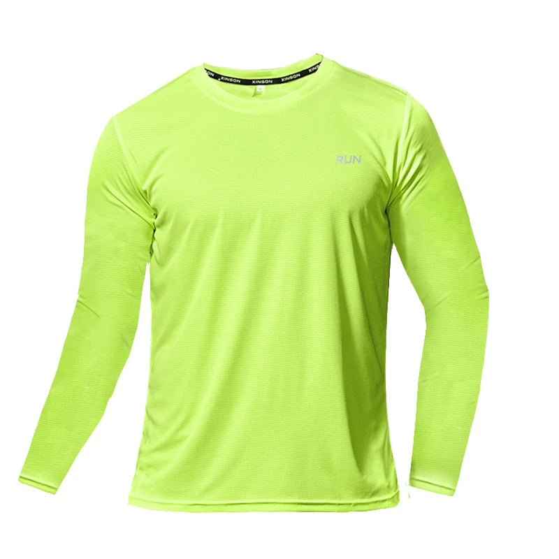 T-Shirt Men 2025 New Quick Dry Breathable Air Conditioning Outdoor Sun Protection Running Outer Wear