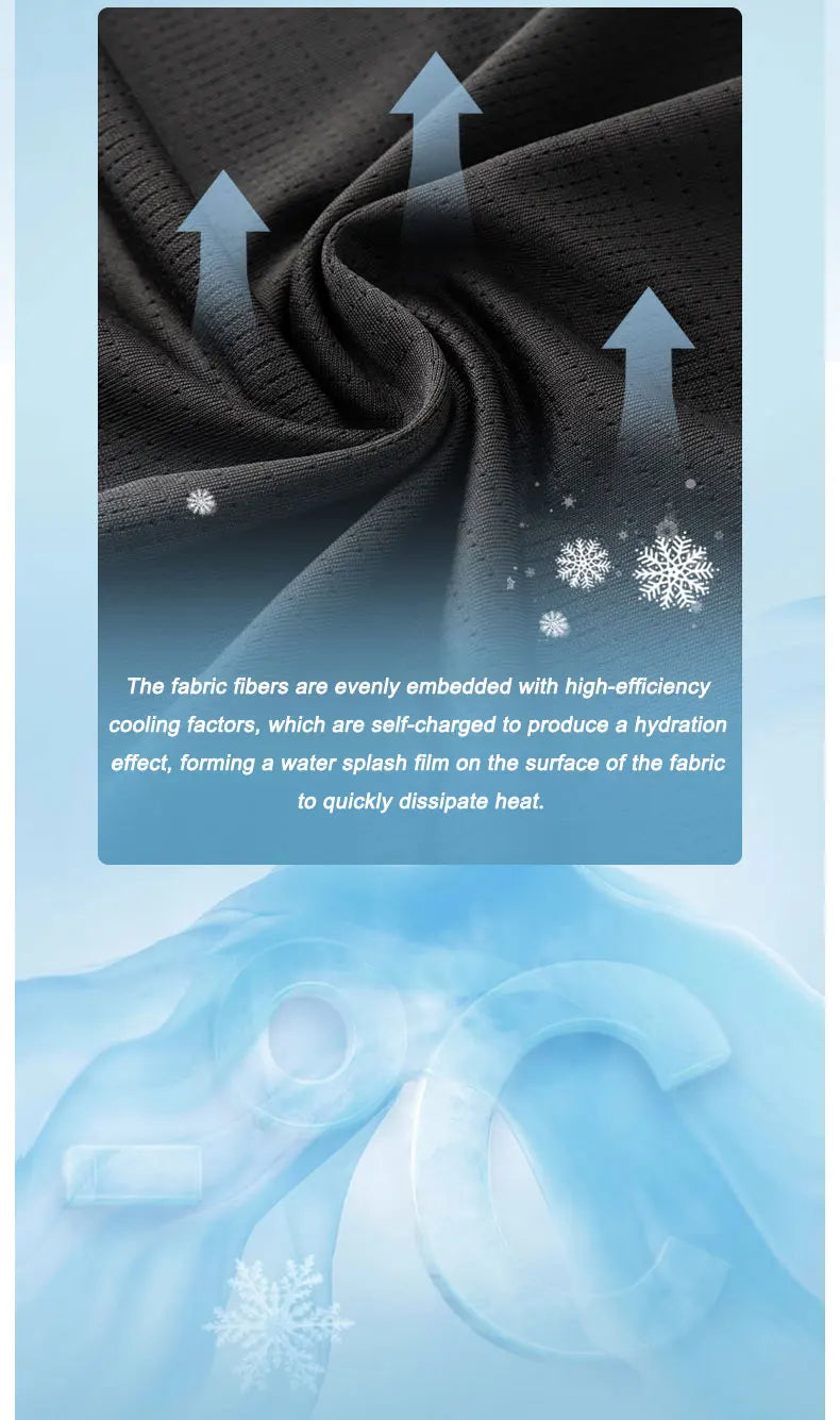 T-shirt Men Summer Ice Silk Thin Top Reflective Printing Quick Dry Short Sleeve Breathable Fitness Sports T-shirt 5XL