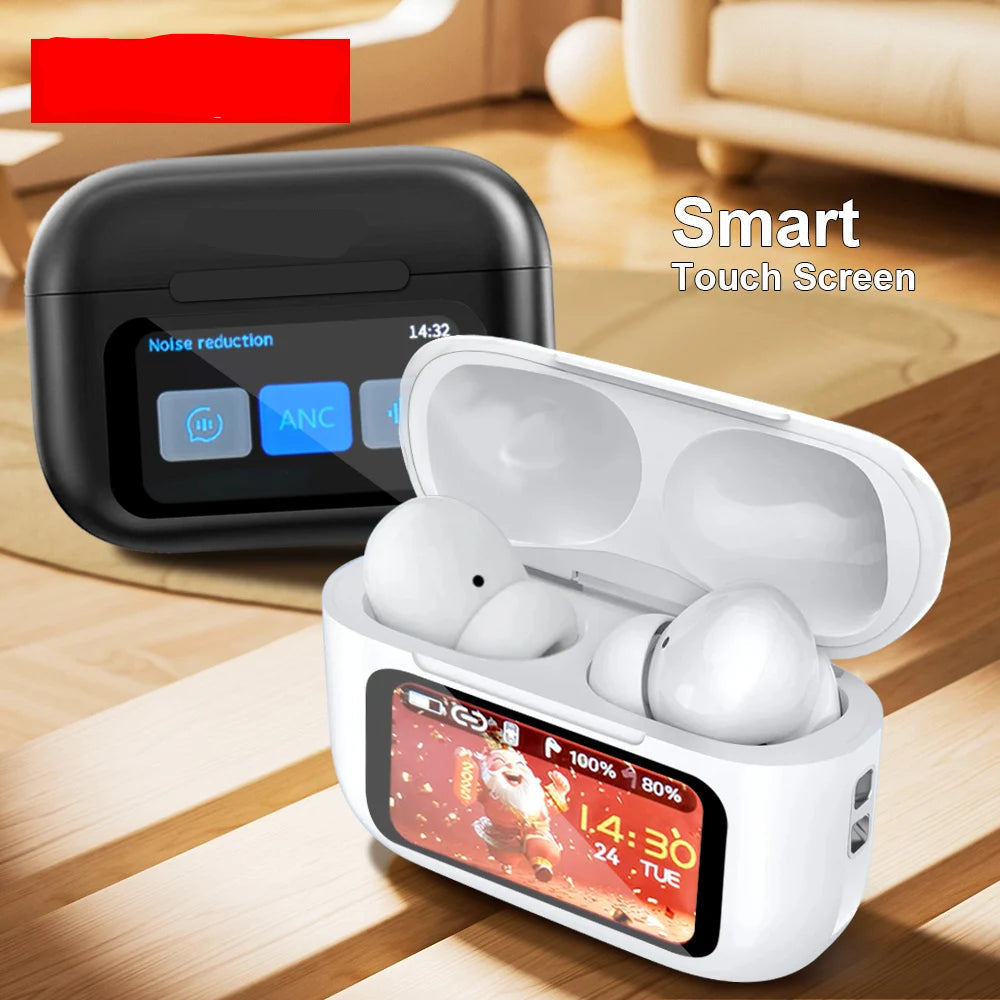 Original Thinkplus Wireless Bluetooth Earphones ANC Noise Reduction Earbuds HD Mic Call Gamer Headsets LED Touch Screen Control