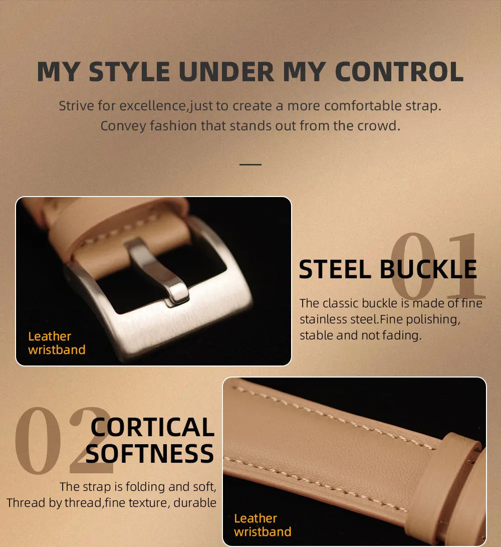 Strap For Mi Band 9 Pro Watchband for For Mi Band 8 Pro Wristband Xiaomi Smart Band 9 Pro Bracelet Leather Accessories