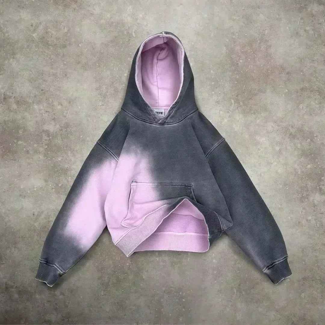 Hoodies Women American Y2K New Hip Hop Trend Zipper Hoodie Women Street Casual Loose Joker Vintage Sweatshirt Unisex Fleece Padded Warm Hoodie