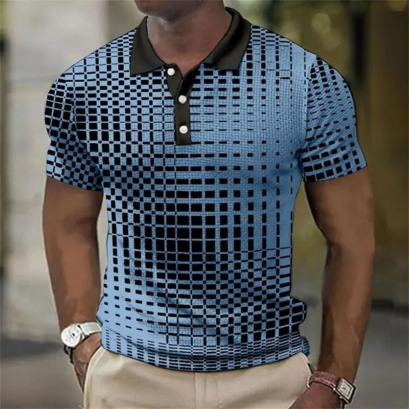 Polo New Trending Men Summer Short Sleeve Fashion Casual Polo Shirt .