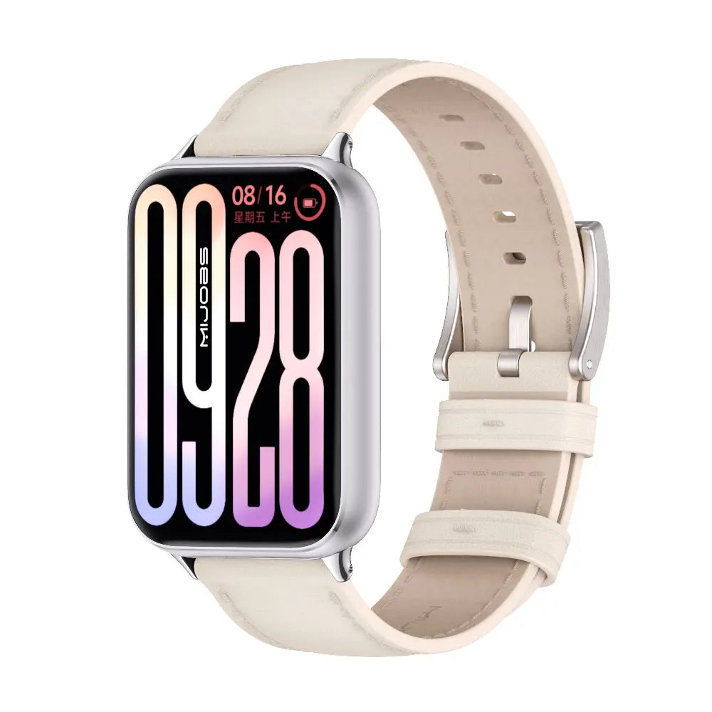 Strap For Mi Band 9 Pro Watchband for For Mi Band 8 Pro Wristband Xiaomi Smart Band 9 Pro Bracelet Leather Accessories