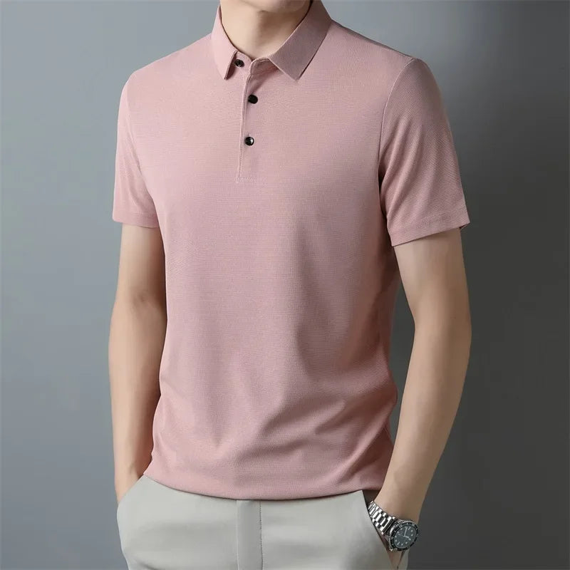Polo Shirt Summer Breathable Comfortable Top