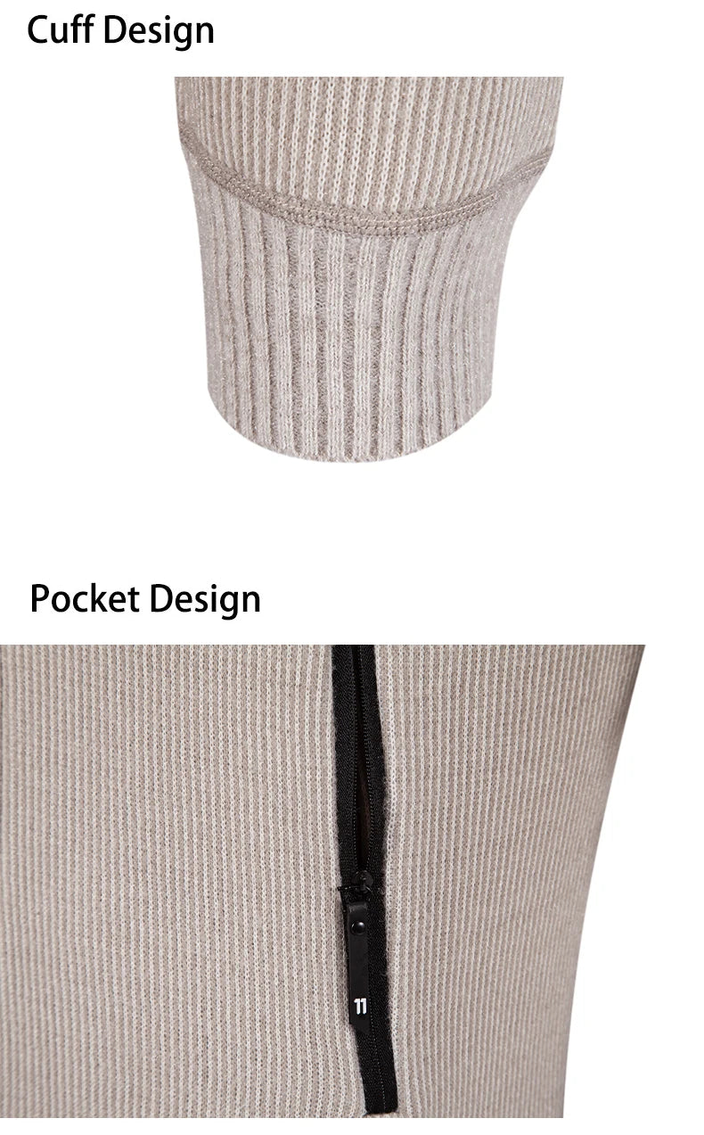 Jacket Vintage Winter Sweater Coat Casual Turndown Collar Fleece Jackets Fashion Mens Autumn Outwear