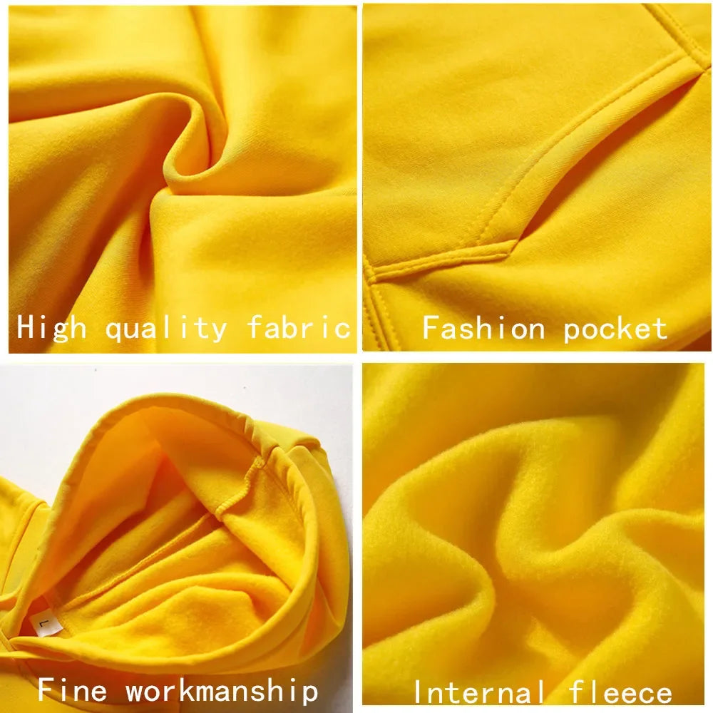 New Fashion Men's Women's Hoodies Spring Autumn Winter Casual Hoodies Sweatshirts Men Tops Solid Color Hoodie Sweatshirt Male