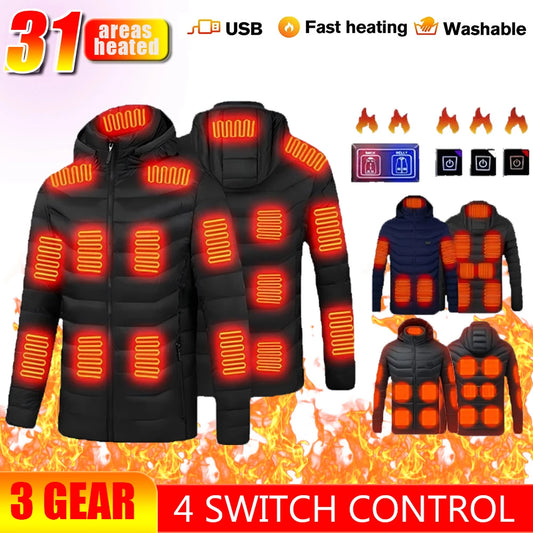 Heated Jacket Electric Self Heated Jacket USB Heated Clothing Electric Heating Jackets