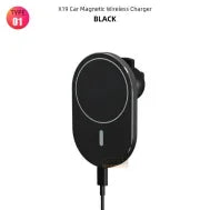 15W Magnetic Wireless Car Charger Air Vent Phone Holder Stand 15W Fast Charging Car Mount For iPhone 16 15 14 Plus 13 12 ProMax