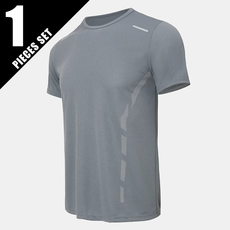 T-shirts  Men's Summer Quick-drying Sports Fashion Printed Short-sleeved Teens Loose and Comfortable Running Fitness Joker T-shirt