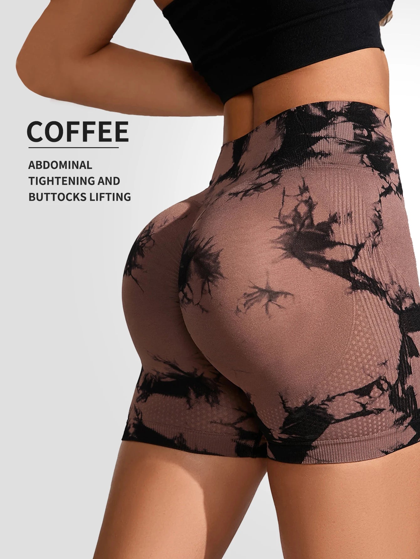 Leggings Tie Dye Seamless Leggings for Women High Waist Yoga Pants Scrunch Butt Lifting Elastic Tights Wide Waistband Sports Leggings