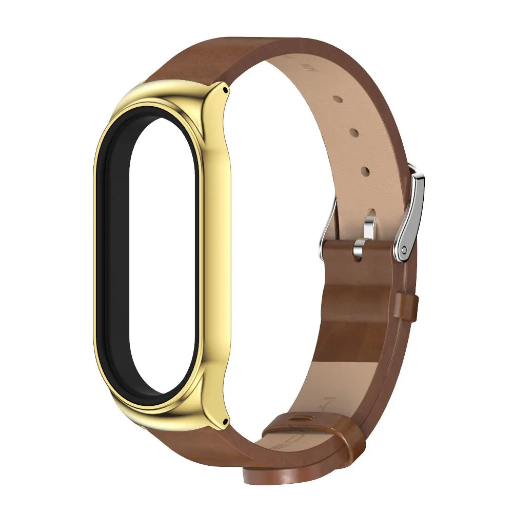 Strap for Mi Band 10 9 8 7 6 5 4 3 Leather Wristband For Miband 8 7 6 NFC Global Version Bracelet for Mi Band 5 6 7 8 Correa