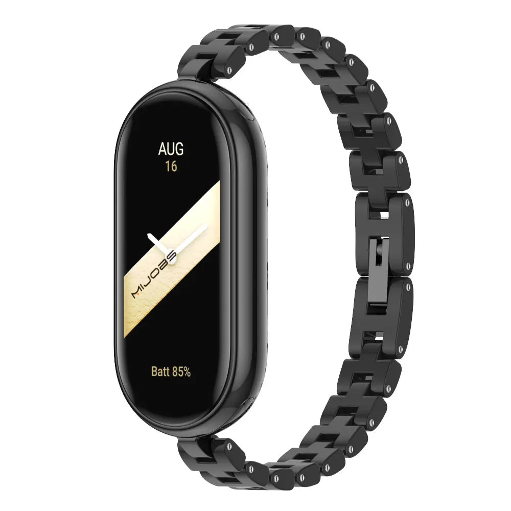 Strap for Mi Band 10 9 8 7 6 5 4 3 Watchband for Xiao mi Smart Band 9 Strap for Mi Band 8 Leather Wristband For Mi Band 7 Correa