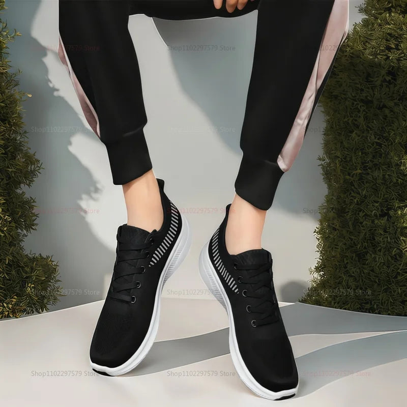 Women Sneakers  Vulcanized Casual Running Shoes Lightweight Breathable Tennis Sneakers Fitness Athletic Shoes Unisex Sports Footwear
