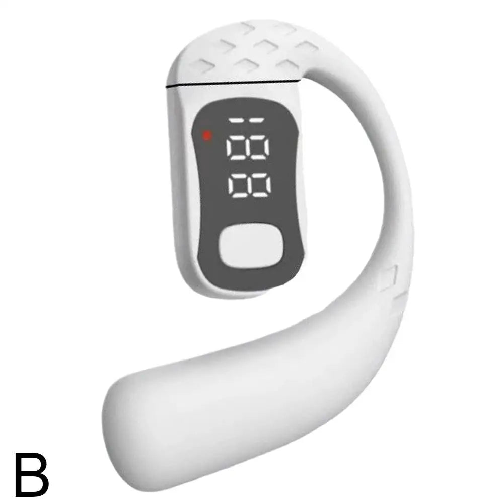 Wireless Bluetooth 5.4 Earphone Long Standby Ear Hook,Business HD Calling Mic Surround Sound Waterproof Earbud Outdoor