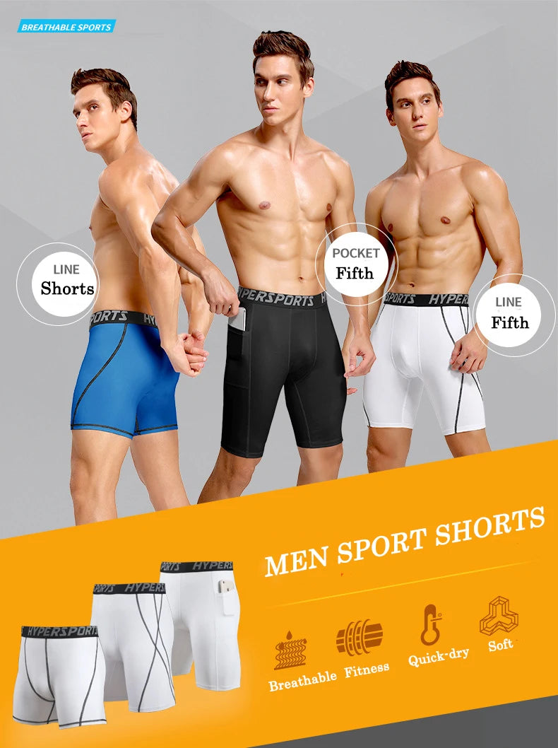 Shorts Men Summer Sportswear Training Tights Gym Fitness Leggings Short Pants Sport Bottoms Running Shorts Men