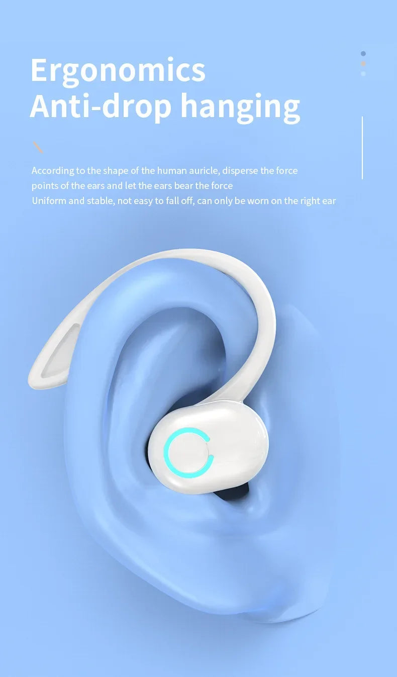 Wireless Earphones Sport Headphones Bluetooth 5.2 Earbuds Handsfree Headset with Mic for IPhone Samsung Xiaomi Smart Phone