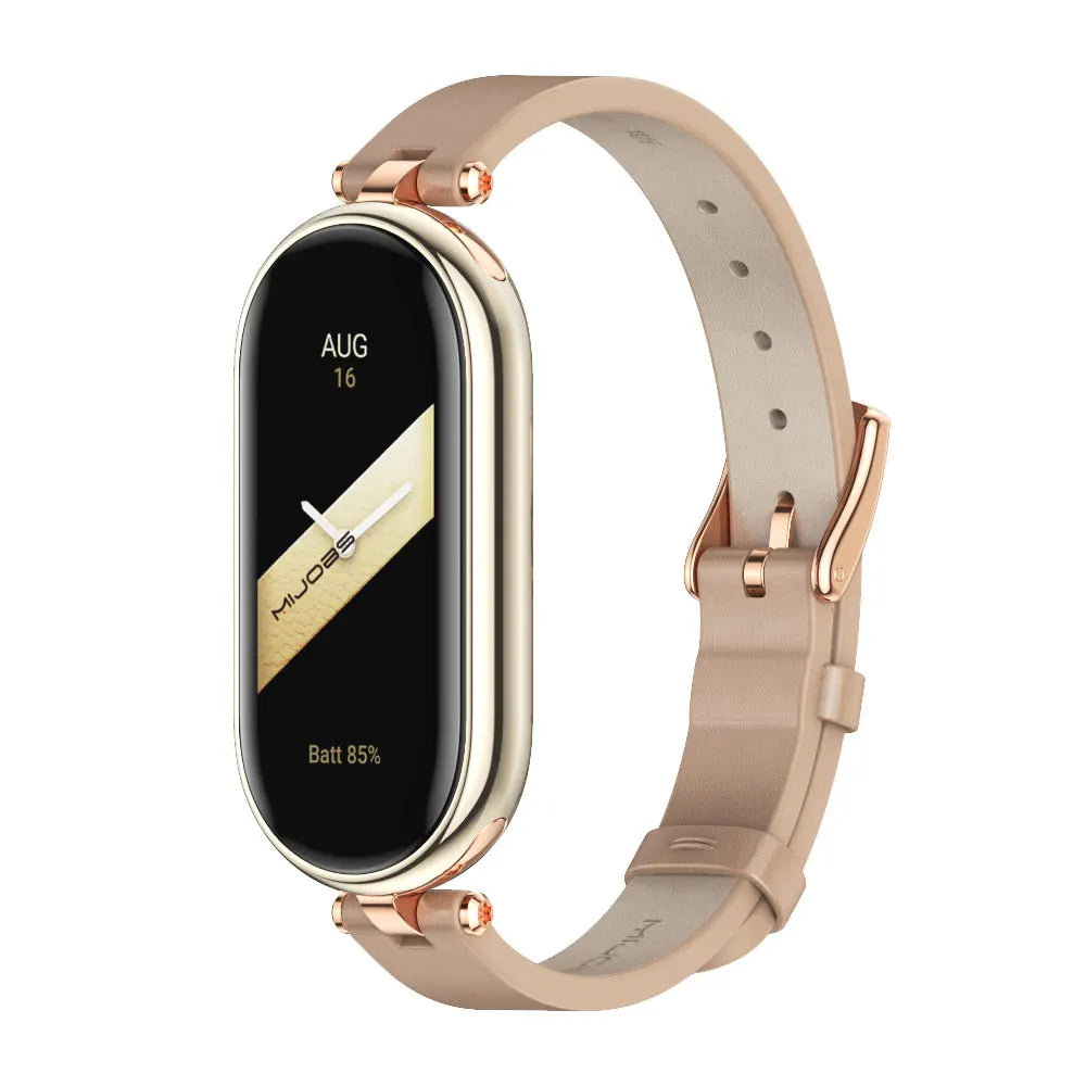 Strap for Mi Band 10 9 8 7 6 5 4 3 Watchband for Xiao mi Smart Band 9 Strap for Mi Band 8 Leather Wristband For Mi Band 7 Correa