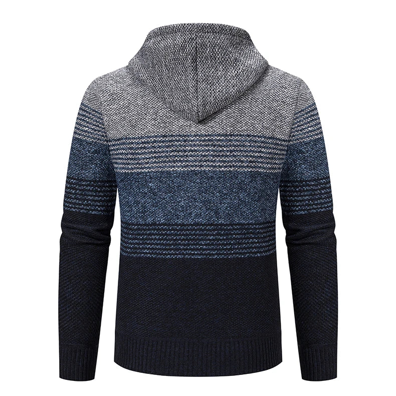 Streetwear Knitted Jacket Trend Hombre Clothing