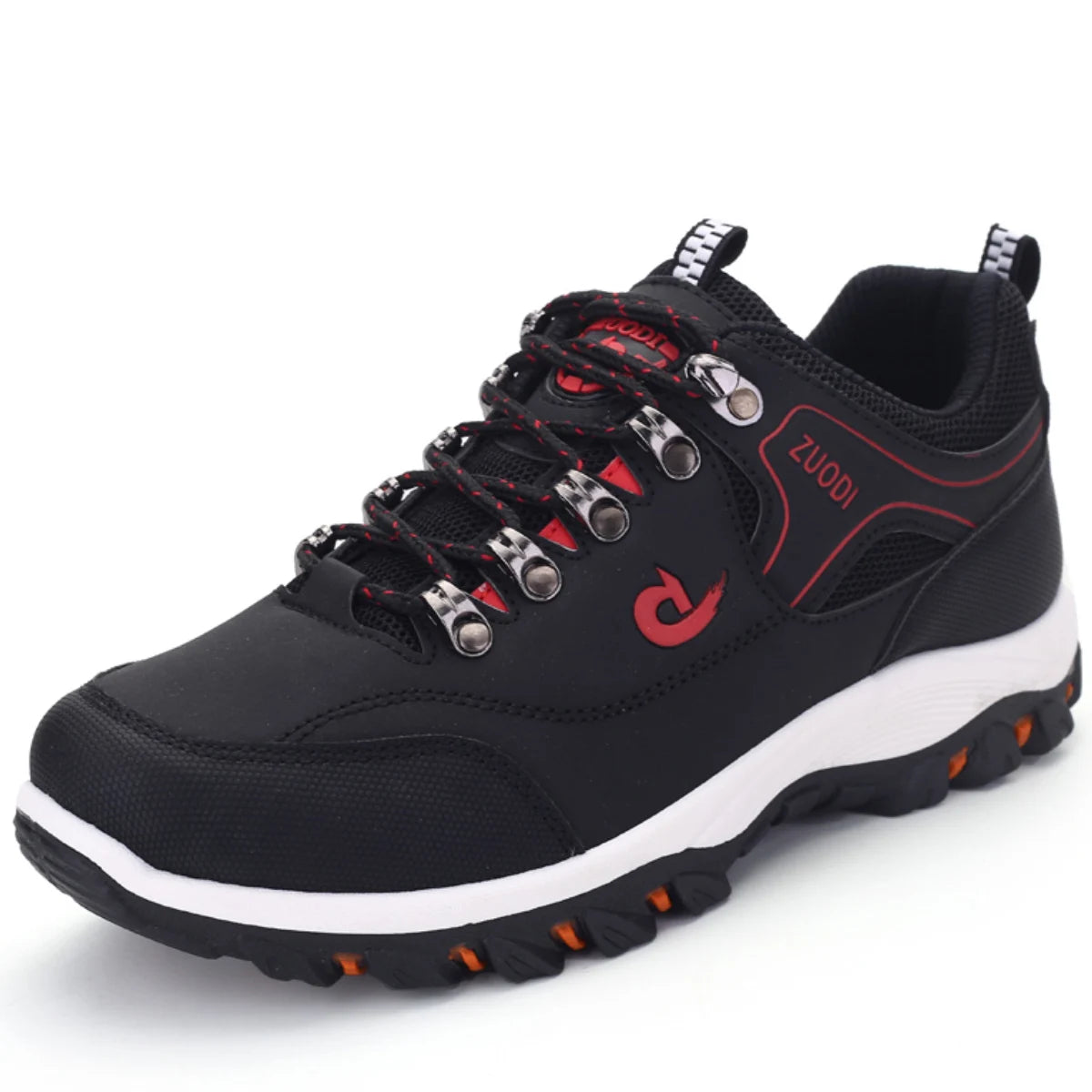 Sneakers Men's Waterproof Hiking Shoes, Outdoor PU Leather Sports Shoes, Wear-Resistant,  Walking, Tactical