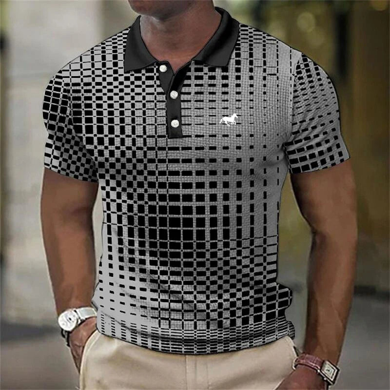 Polo New Trending Men Summer Short Sleeve Fashion Casual Polo Shirt .