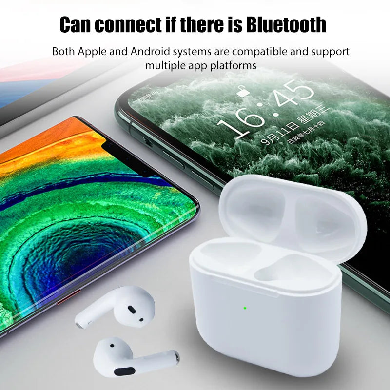 Pro 4 TWS Wireless Bluetooth Earphones Headphones Mini Earpone Headset For PC Android Apple iPhone Earbuds Accessories