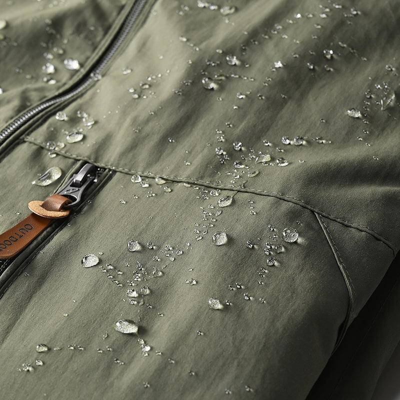 JUMPER Windbreaker Men Tactical Jacket Waterproof Outdoor Hooded Coat Sports Military European Size S-5XL Field Climbing Thin Outwear