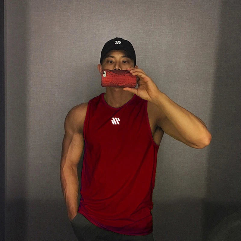 T-shirts Mannen Bodybuilding Tank Tops Gym Workout Fitness Mouwloos Shirt Running Kleding Stringer Singlet Zomer Toevallige Vest