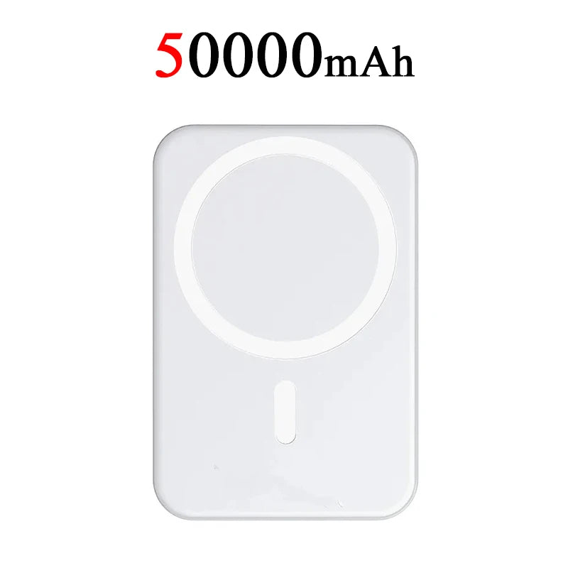 OnePlus 500000mAh Large Capacity PD20W Magnetic Wireless Power Bank External Portable Battery Pack For iphone Samsung Xiaomi