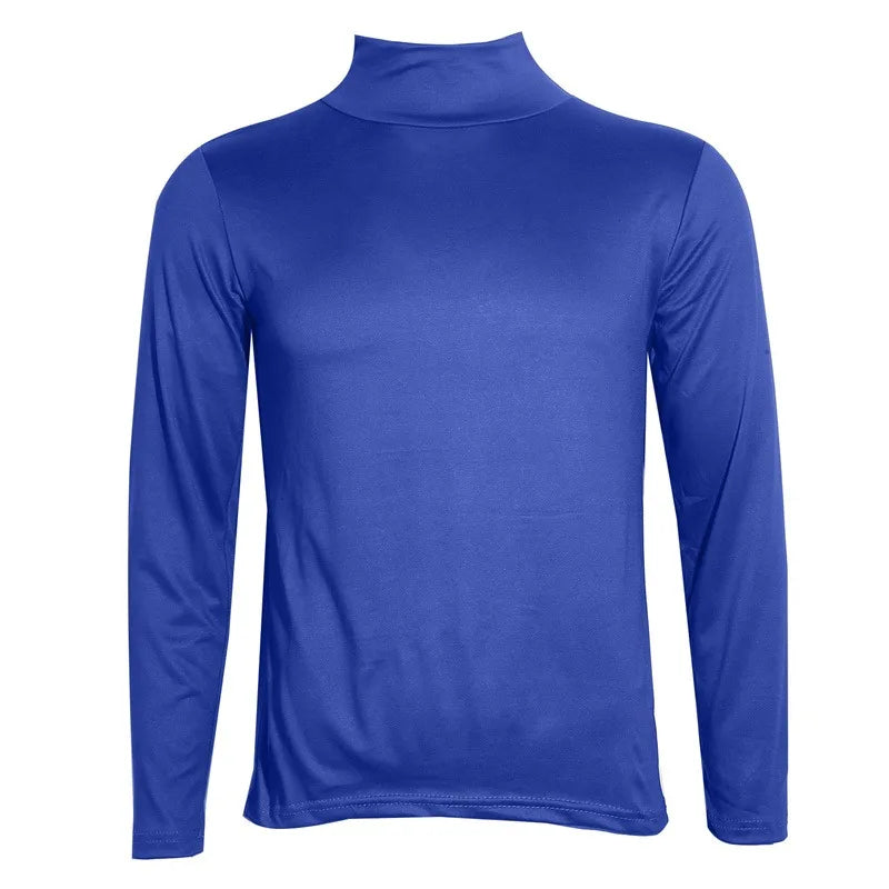 Men Short Sleeve Thermal Underwear Tops Men Spring Clothes Thermal Shirt Autumn Men's Winter Tights High Neck Thin Slim Fit Long Sleeve T-shirt