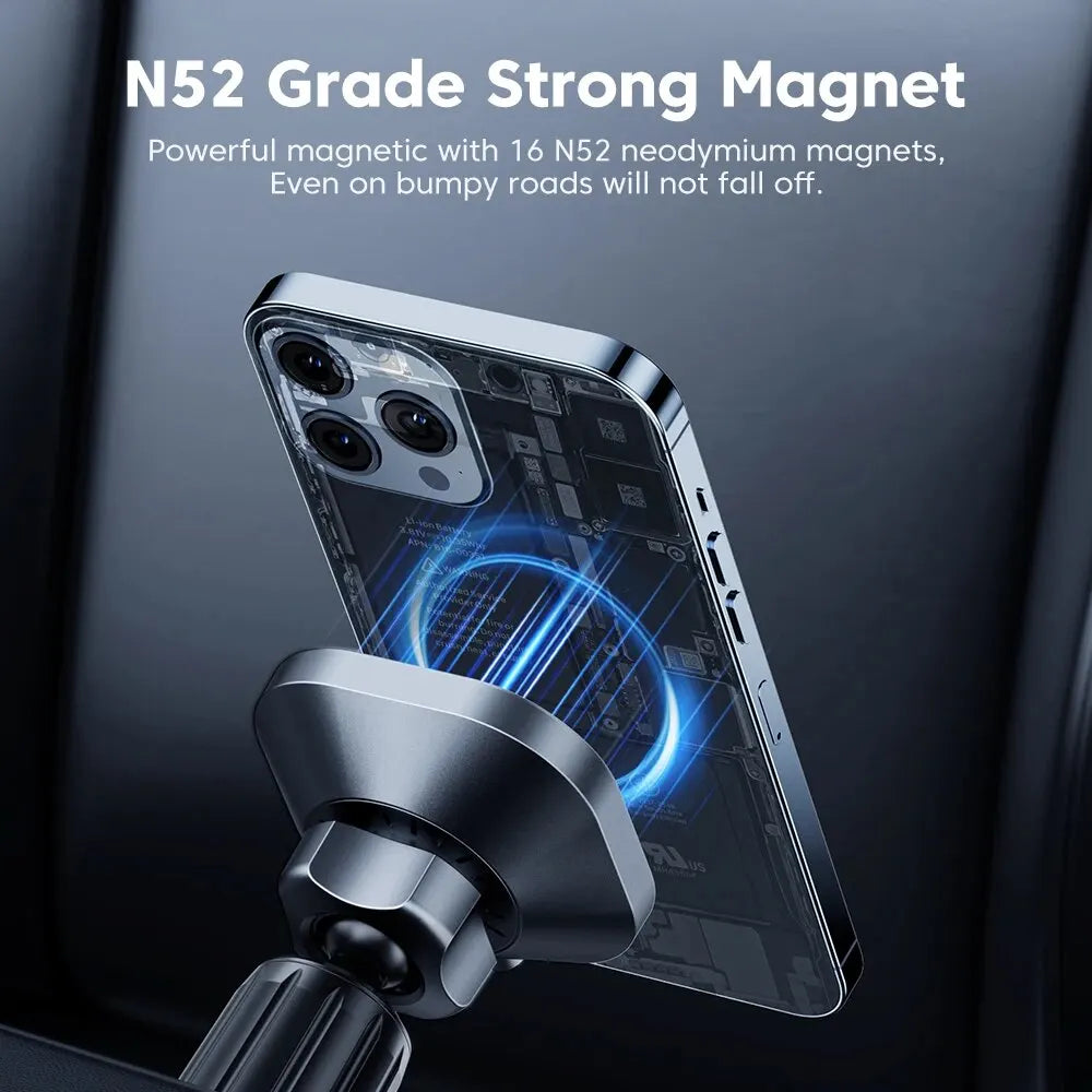 RENOWEARS Magnetic Car Wireless Charger Car Phone Holder Air Outlet 15W Fast Charging Charger in Car For iPhone 15 14 13 12 Pro Max