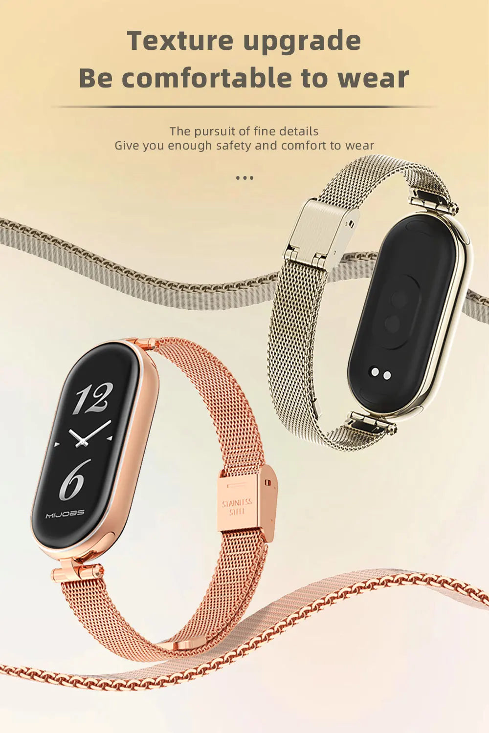 Strap for Mi Band 10 9 8 7 6 5 4 3 Watchband for Xiao mi Smart Band 9 Strap for Mi Band 8 Leather Wristband For Mi Band 7 Correa